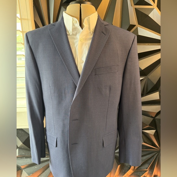 Brooks Brothers Other - Brooks Brothers Explorer Navy Pinstripe Suit 46R